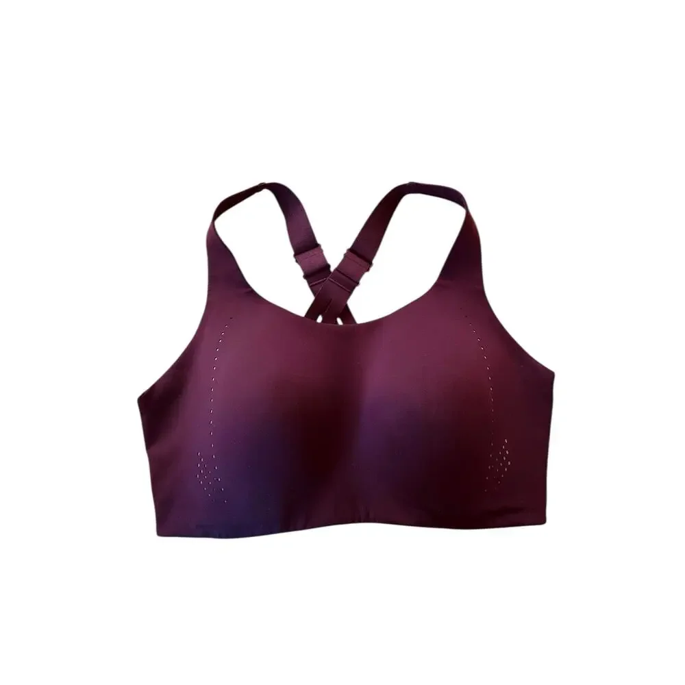 NEW Lululemon AirSupport Bra High Support Cassis Burgundy Maroon Size 38DD